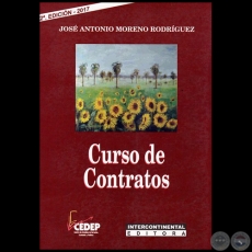 CURSO DE CONTRATOS - 2 Edicin - Autor: JOS ANTONIO MORENO RODRGUEZ - Ao 2017